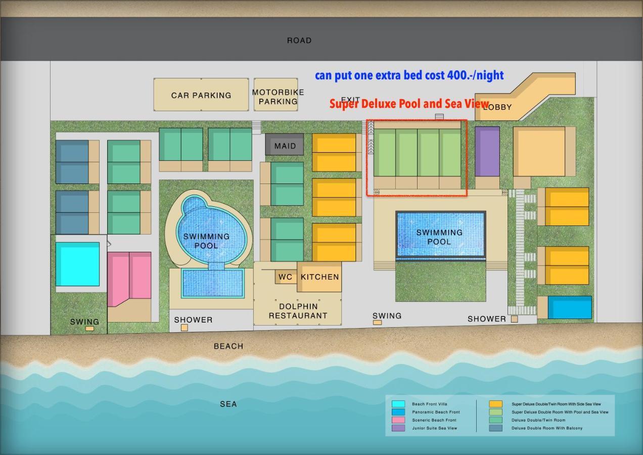 Samui Mermaid Beachfront Bang Rak Beach  Exterior foto